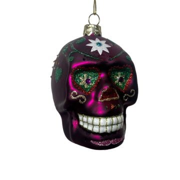 Purple Glass Skull