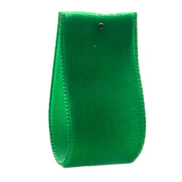 Emerald Single Sided Velvet Ribbon