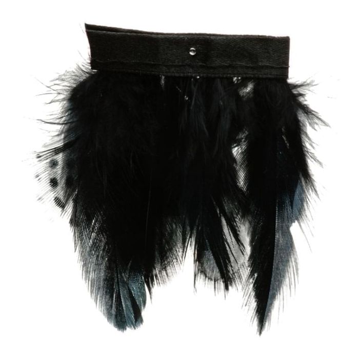 Buy Raven Spotted Feather Trim Online | V V Rouleaux