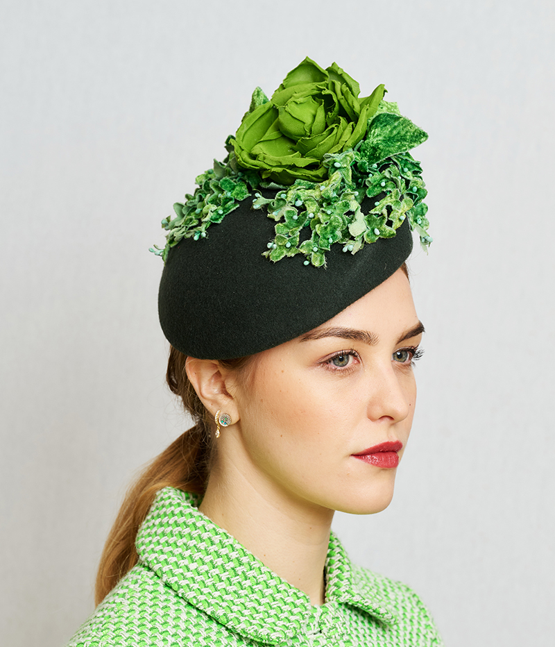 Green Occasion Hat